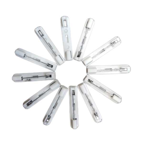 PLASTIC BADGE PIN 